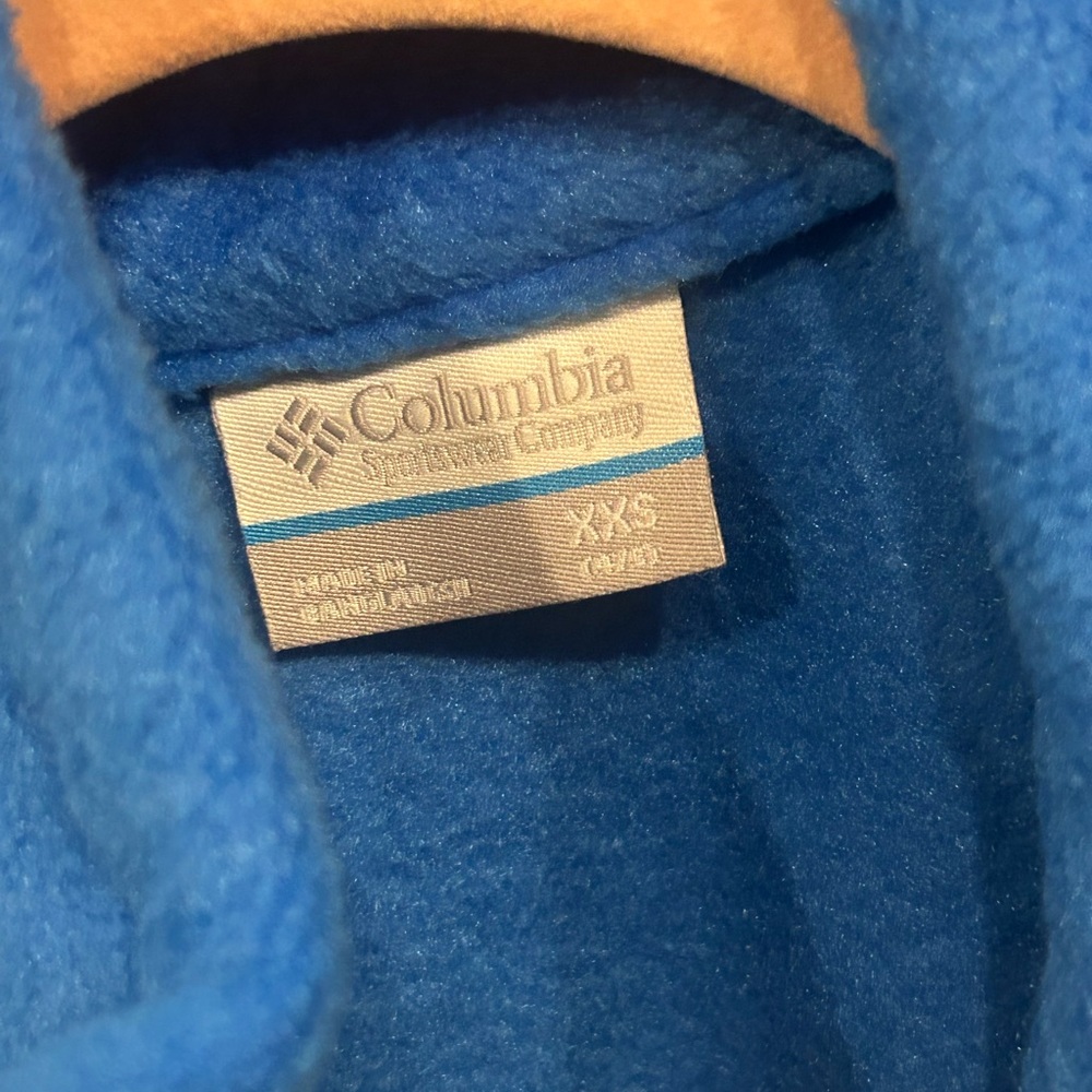 Columbia Vibrant Blue Fleece Jacket